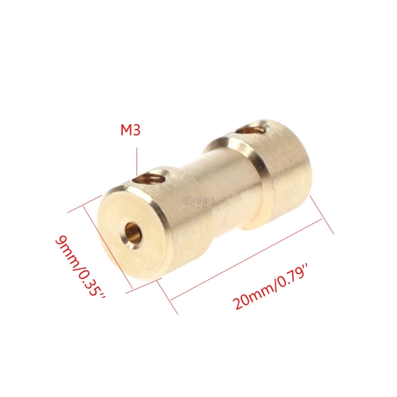 2-5mm Motor Copper Shaft Coupling Coupler Connector Sleeve Adapter US D11 dropship