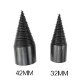 High Speed Twist Drill Bit Wood Splitter Screw Cones Splitting Bit Wood Drill 32/42MM Square Round Hexagonal Family Camping Farm