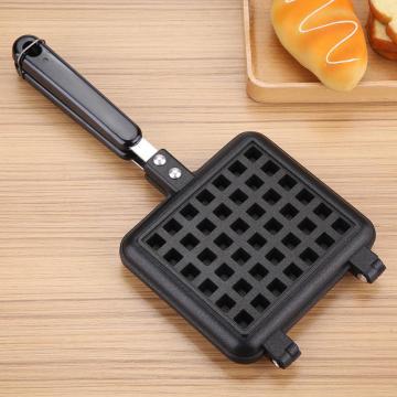 DIY Heart Shape Non-stick Waffle Baking Mold Waffle Mould use for fuel gas stove kitchen Cake Baking Dish for Octopus balls roll