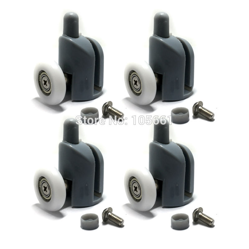 Set of 8 Pcs Bottom Shower Door ROLLERS /Runners/Wheels/Pulleys20/22/23/ 25mm Diameter bathroom Replacement Parts