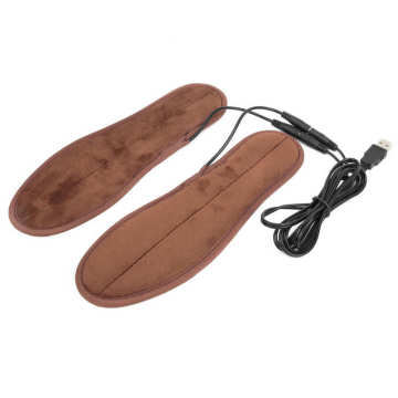 Heated Insoles 3 Modes USB Electric Heating Shoes Pads Outdoor Camping Hiking Skiing Winter Warm Shoes Inserts CN Size 37-38