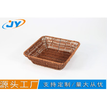 Food grade poly rattan plastic bread basket