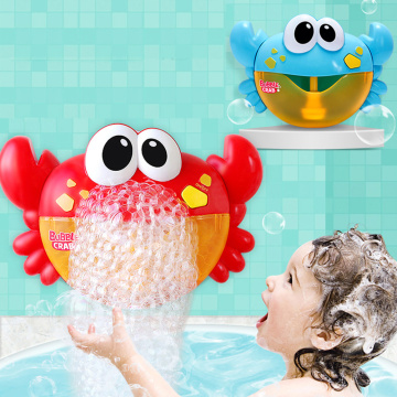 Bubble Machine Crab Music Kids Bath Toy Bathtub Soap Automatic Bubble Maker Baby Bathroom Play Game for Children