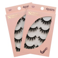 SHIDISHANGPIN Natrual 3D Mink False Eyelashes 4 Pairs Make up Full Strip Lashes 3D Mink Lashes Fluffy faux cils Soft Maquiagem