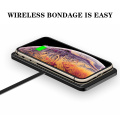 10W Fast Charging Qi Wireless Charger Dock Station Pad For iPhone Samsung 2in1 Non-slip Silicone Mat Car Dashboard Holder Stand