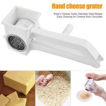 Rotary Cheese Grater Kitchen Helper Tools Blades Stainless Steel Cheese Grater Cheese Tools Kitchen Accessories