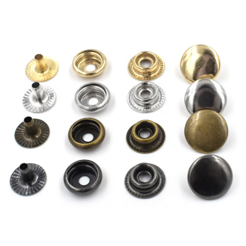 50 sets per pack.Button.Metal snap rivet.Clothing & Accessories. Sewing repair.Metal buttons. Metal buckle combination.