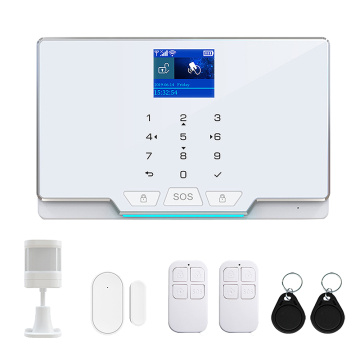 WiFi GSM GPRS Multifunction Wireless Home Residential Fire Safety Intruder Alarm System EU Plug