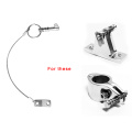 4 Pieces Heavy Duty 316 Stainless Steel Quick Release Pin Lanyard Boat Yacht Deck Hinge Accessories Vehicle Parts