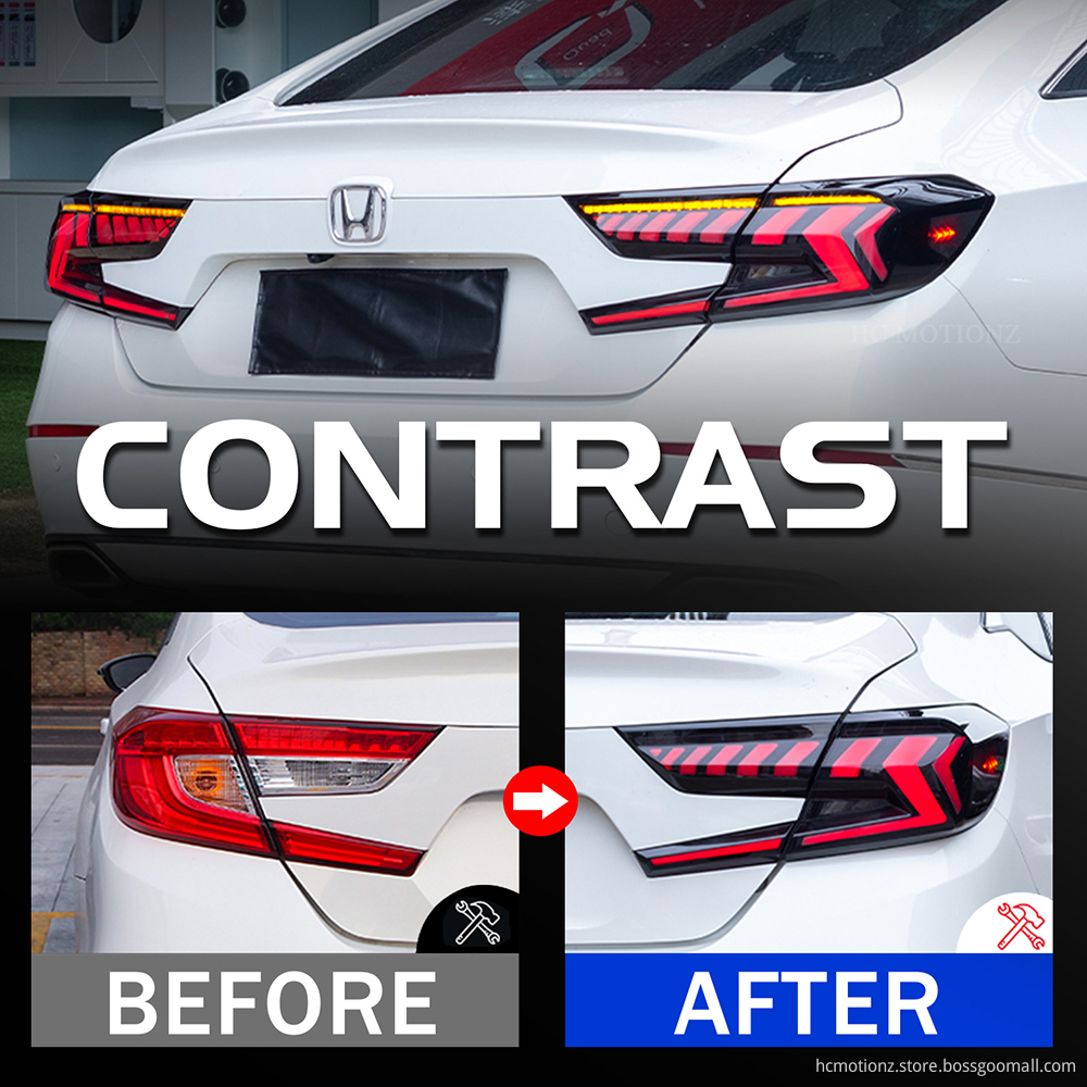 HCMOTIONZ Taillights For Honda Accord 2018-2022