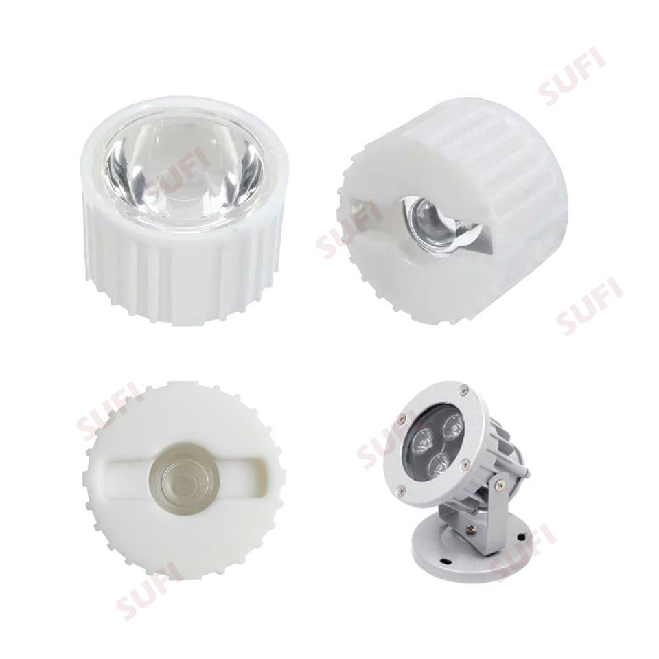 High Power 1W 3W 5W LED Lens 5/10/15/25/30/45/60/90/120 Degree Reflector Collimator 20MM PMMA Lenses For 1 3 5 W LED