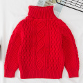 Autumn 1-7 Yrs Boys Girls Sweaters Turtleneck Solid Baby Kids Sweaters Soft Warm Long Sleeve Turtleneck Winter Sweaters For Girl