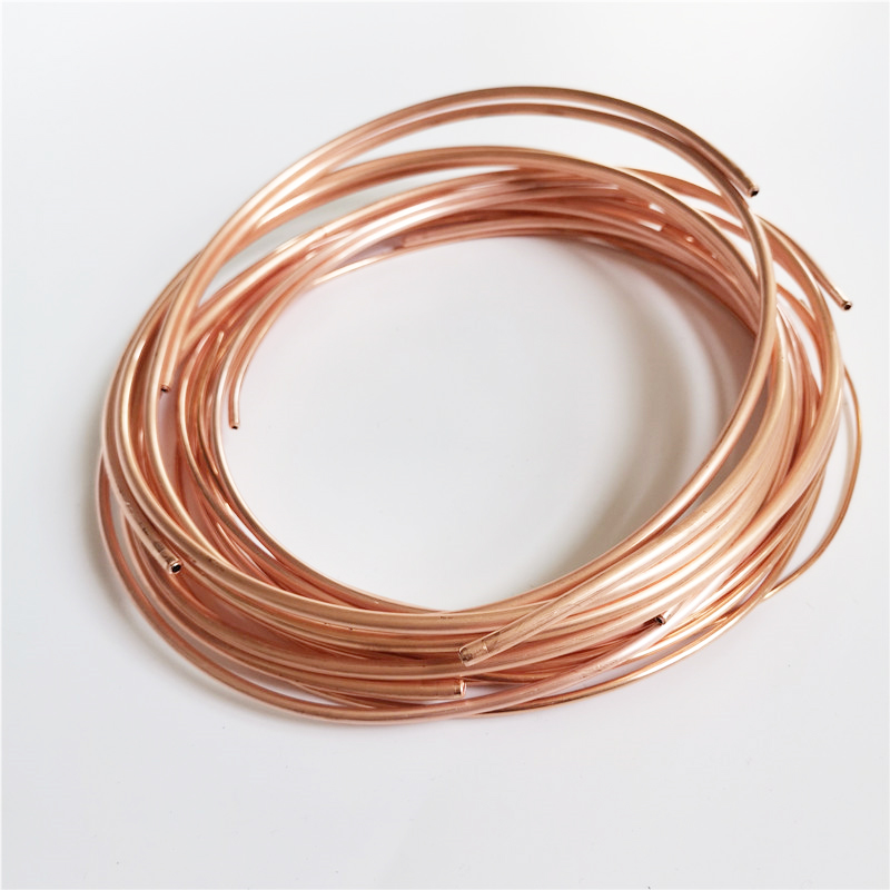 10m T2 Red Copper coil 2/3/4/5mm Copper tube Air Conditioning Copper Pipe Soft Tube 99.9% T2 Copper DIY Cooling