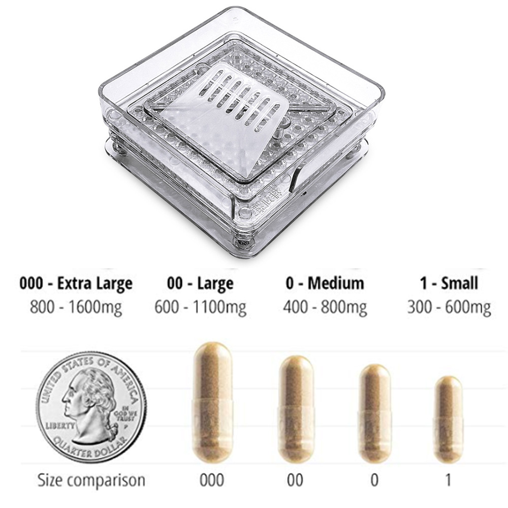 100 Holes Manual Capsule Filling Machine #0 Manual Capsule Filling Board Drug Filling Plate Machine