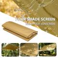 Square Awning Moisture Proof Shade Sail Shelter Portable Shade Canopy Gazebo Shade Screen Waterproof Durable Practical