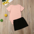 2019 Baby Summer Clothing Newborn Kids Baby Boy Girl Brother Sisiter Matching Clothes Set Romper and Shorts /Skirts Outfits 0-3T