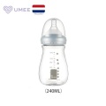 Umee 240ml Baby Feeding Glass Milk Bottle With Colorful Drop Protect Anti Colic With International Patent Mother Touch Teat