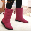 Women Winter Boots Women`s Winter Shoes High Boots Botines Botas Mujer Down Boots Female Waterproof Ladies Snow Booties