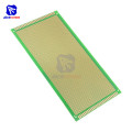 diymore 1 Piece 13x25cm Single Sided Prototype Universal Printed Circuit Board DIY Soldering Green PCB Board for Arduino