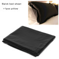 Black sheet 1 pillow