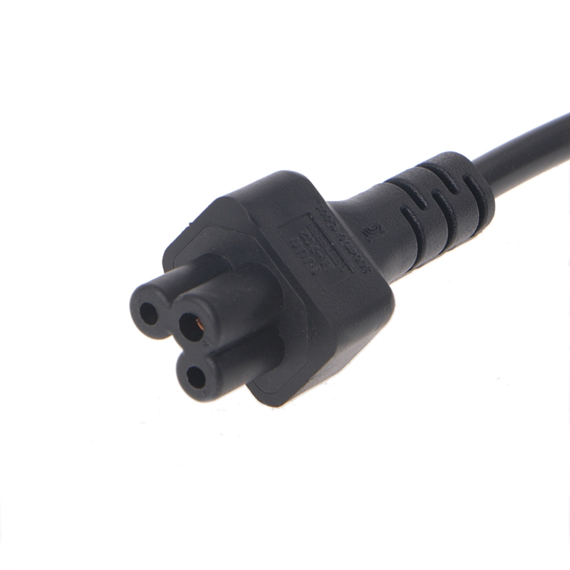 Power Adapter Cord EU 2 Pin Male To IEC 320 C5 Micky For Notebook Power Supply 30cm L15