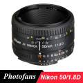 Nikon 50mm Lens AF 50 / 1.8D Lenses for Nikon D90 D7100 D7200 D7500 D500 D610 D750 D810 D850 Dslr Camera Lens
