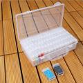 28/64 Slots Bottles Diamond Painting Storage Box Plastic Nail Art Organizer Rhinestone Beads Case Holder Container Accessories