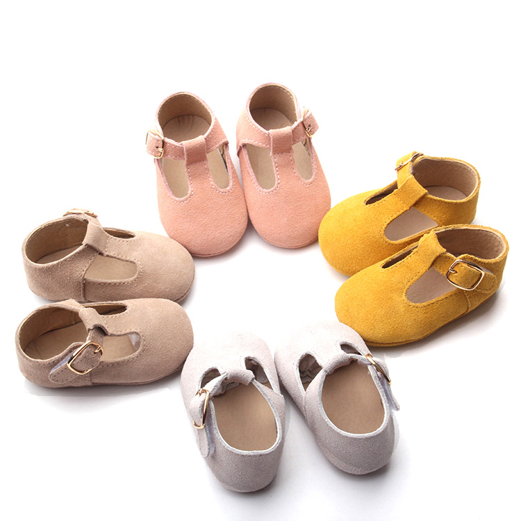 Leather Shoes Newborn T Bar Baby Dress Shoes