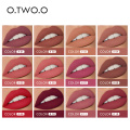 O.TWO.O 12 Colors Lips Makeup Lipstick Lip Gloss Long Lasting Moisture Cosmetic Lipstick Red Lip Matte Lipstick Waterproof