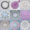 2Y 3D Flower Lace Fabric Embroidered Lace Trim Ribbon DIY Wedding Garment Sewing Craft Accessories