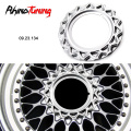 4pcs 151mm Wheel Caps Ring Plate for 09.23.134 89-91 RX-7 Car Center Rims Cover Hub Carbon Fibre Style