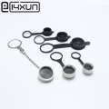 1lot Aviation Plug Parts Dust Rubber / Metal Cap Cover Waterproof Connector Plugs for GX12 GX16 GX20