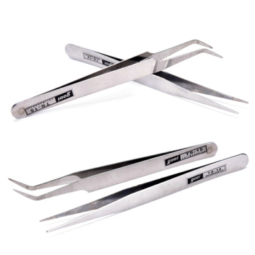 New 2Pcs/set Women Lady Stainless Steel Hair Removal Eyebrow Tweezer Beautiful Makeup Tools