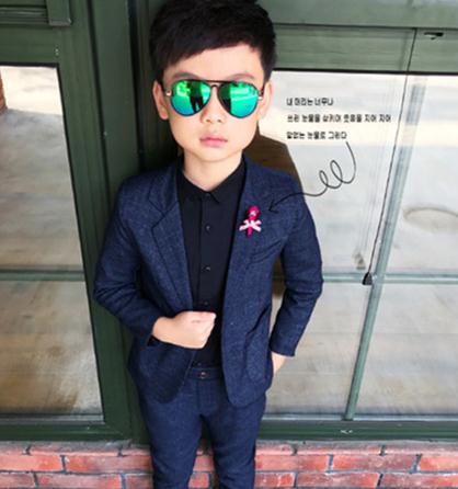 Formal Kids Party Wear 2Pc Boys Formal Suit for Wedding 2020 Toddler Boy Blazer Suit dress Student School Ceremony Costumes