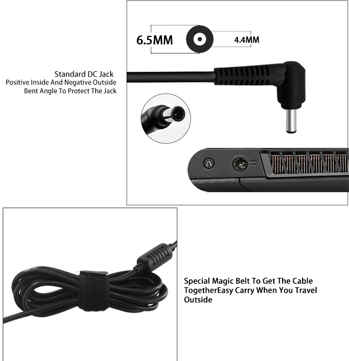 6544 pin odm laptop adapter for sony