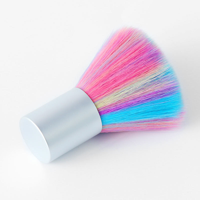 1pcs Nail Brush Powder Dust Cleaning Makeup Colorful Soft-hair Remover Dust Manicure Art Tool For Nail Care