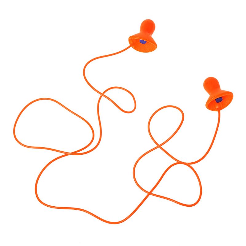 Soft Silicone Corded Earplug Swimming Ears Protect Reusable Noise Reduction Tool Ear Plugs