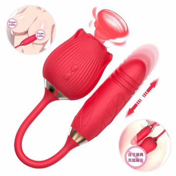 Rose Adult Tool Vibrator with G Spot Thrusting