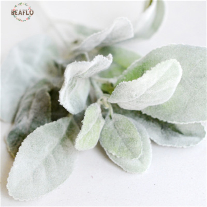 1 PC Artificial Flower Rabbit Leaves Floristry Plant Arrangement Wedding Home Decorative