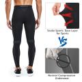 Souke Sports Thermal Underwear for Men Sport Base Layer for Male Compression Pants Tights Leggings for Skiing Running Jogging