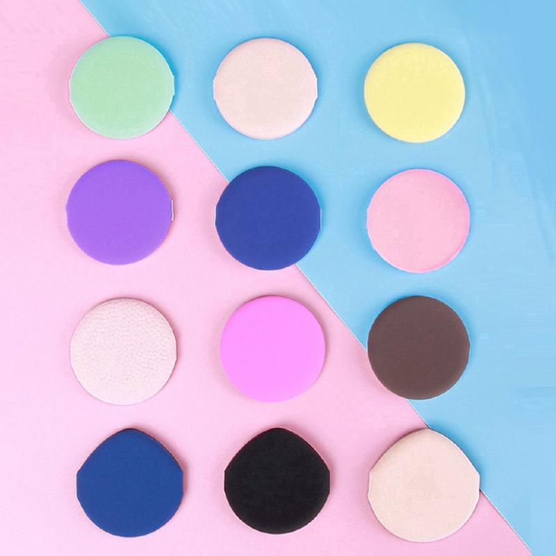 1Pcs Round Shape BB CC Cream Powder Foundation Cosmetic Puff Soft Sponge Face Powder Puff Beauty Make Up Tools Random Color