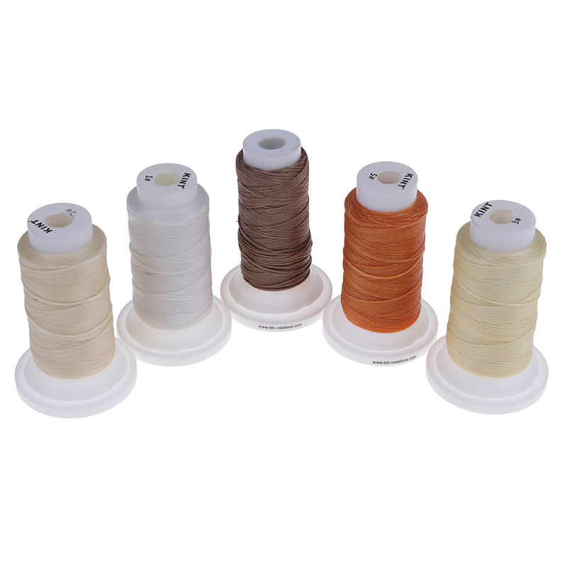 50Meters DIY Hand Waxed Thread 0.8mm 50m Polyester Cord Sewing Machine Stitching For Leather Craft Handicraft Tool