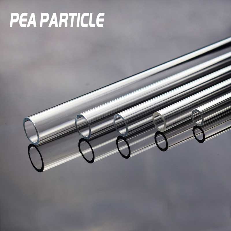 Pea Particle water cooling Transparent Hard Tubes 50cm OD 10mm 12mm 14mm 16mm 18mm 20mm acrylic water pipe
