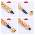 PPYY NEW -6 Tip Sizes 1.5mm, 2mm, 2.5mm, 3mm, 3.5mm, 4mm Screw Hole Punch/auto Leather Tool Book Drill Craft Kit