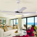 WPD Ceiling Fan With LED Light Kit Remote Control 3 Colors Modern Home Decorative for Rooms Dining Room Bedroom Restaurant