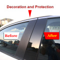 For Chevrolet Tracker 2020 2021 Car Styling PVC Car Window Pillar Trim Sticker Middle BC Column Stickers External Accessories