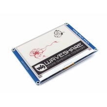 Waveshare 4.2'' E-Ink Display Module,400*300. 4.2inch E-Paper,Three-Color: Red Black White,SPI Interface,No Backlight,Wide Angle