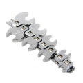 8 Pcs 3/8 Inch Drive Crowfoot Wrench Set 10 to 22mm Metric Chrome Plated Crow Foot