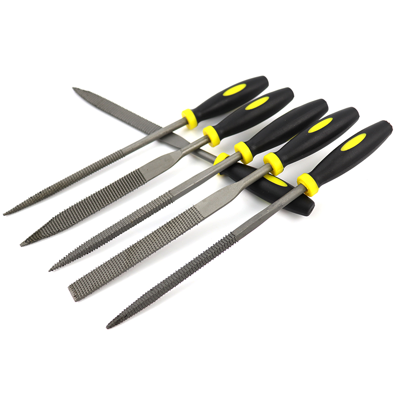 5x180mm 4x160mm 3x140mm 6PC Needle Files Metal File Rasp Set For Wood Metal Carving Burr DIY Craft Carpenter Woodworking Tools