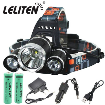 Drop Shipping Rechargeable zoom led headlamp Fishing headlight Torch Hunting head lamp Camping Headlamp Flashlight head light